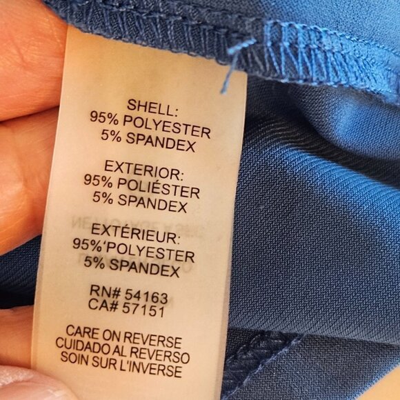 Karl Lagerfeld Paris Blue Size XL Pearl Detail On Sleeveless Shell Top - Picture 6 of 11